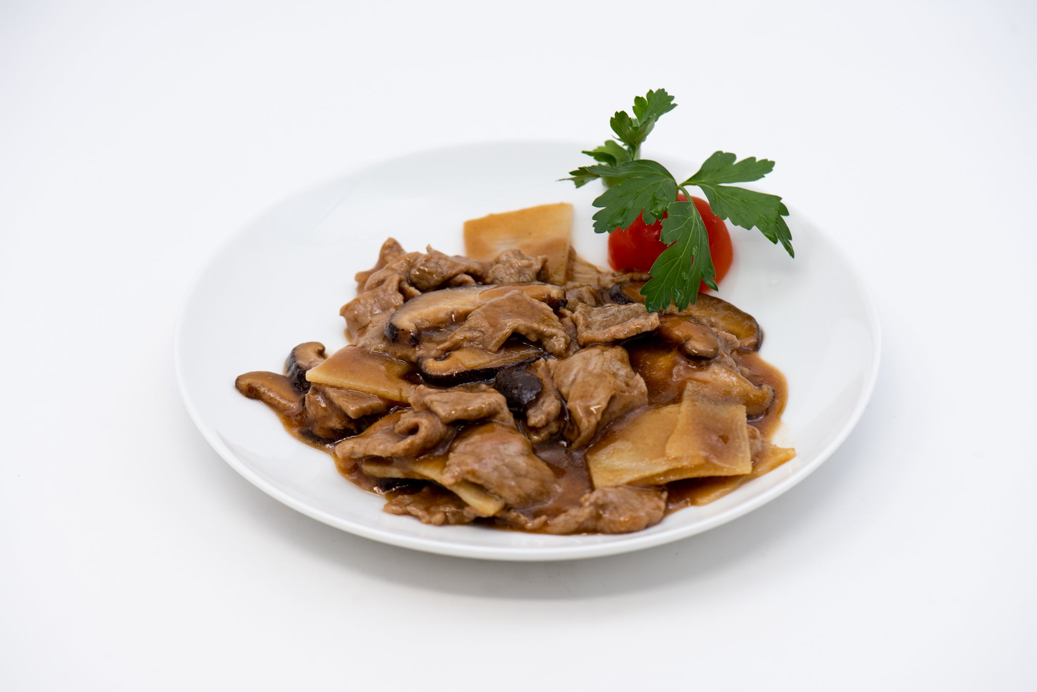 194 - Manzo bambù e funghi