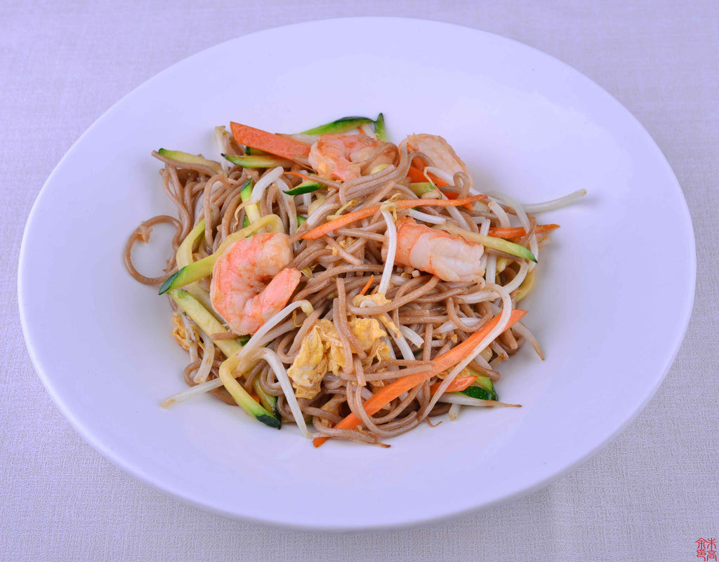 169 - Yaki Soba con gamberi e verdure