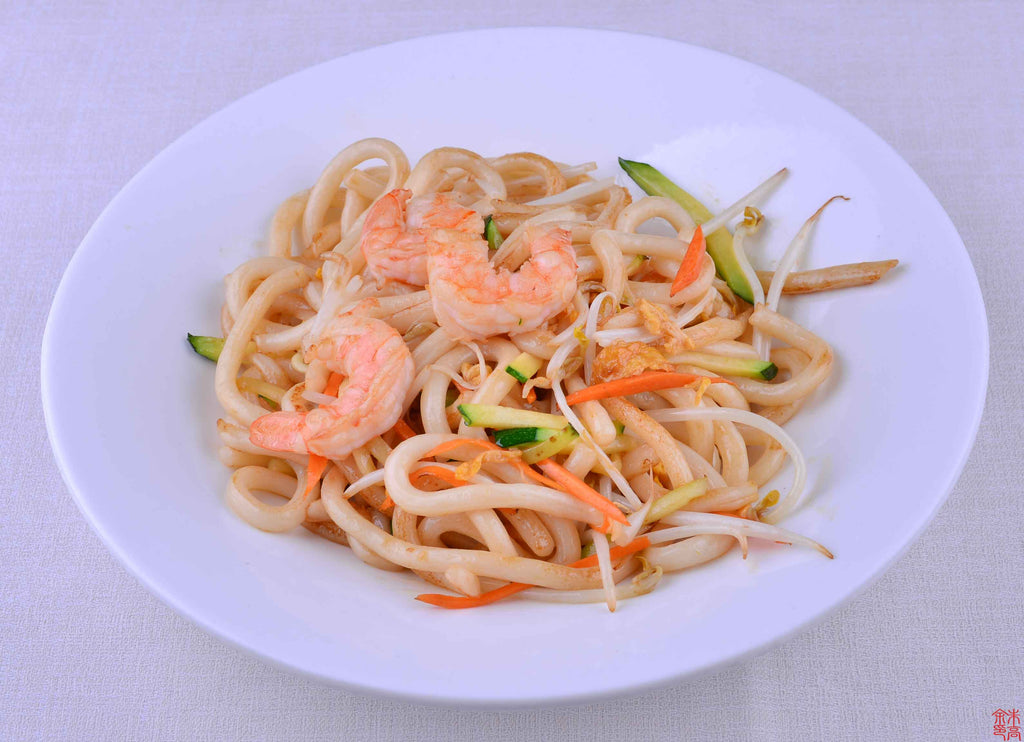 166 - Yaki udon con gamberi e verdure